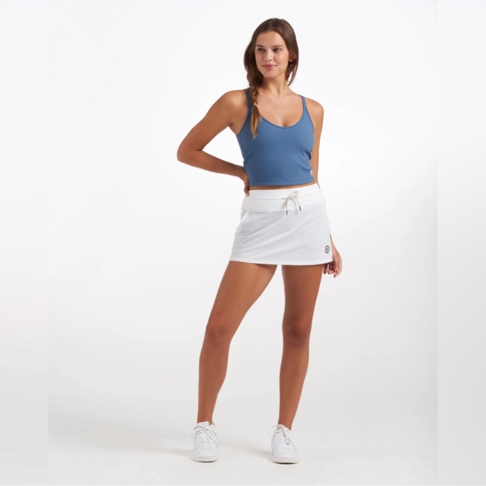 VUORI Seabreeze High Rise Skirt White Sz S VW394 - Picture 7 of 9